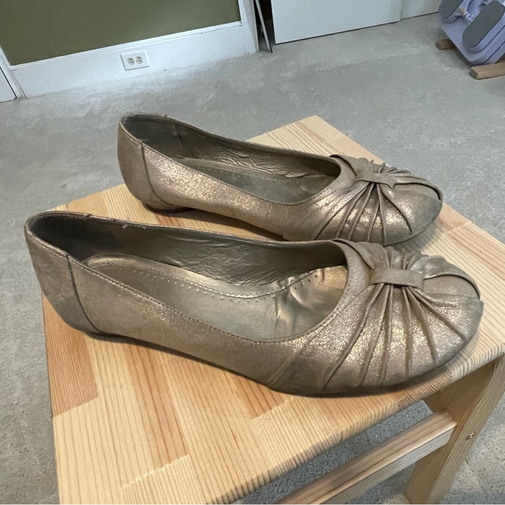 Clarks Gold Women's Flats